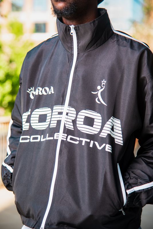 Kingdom Black Windbreaker Jacket